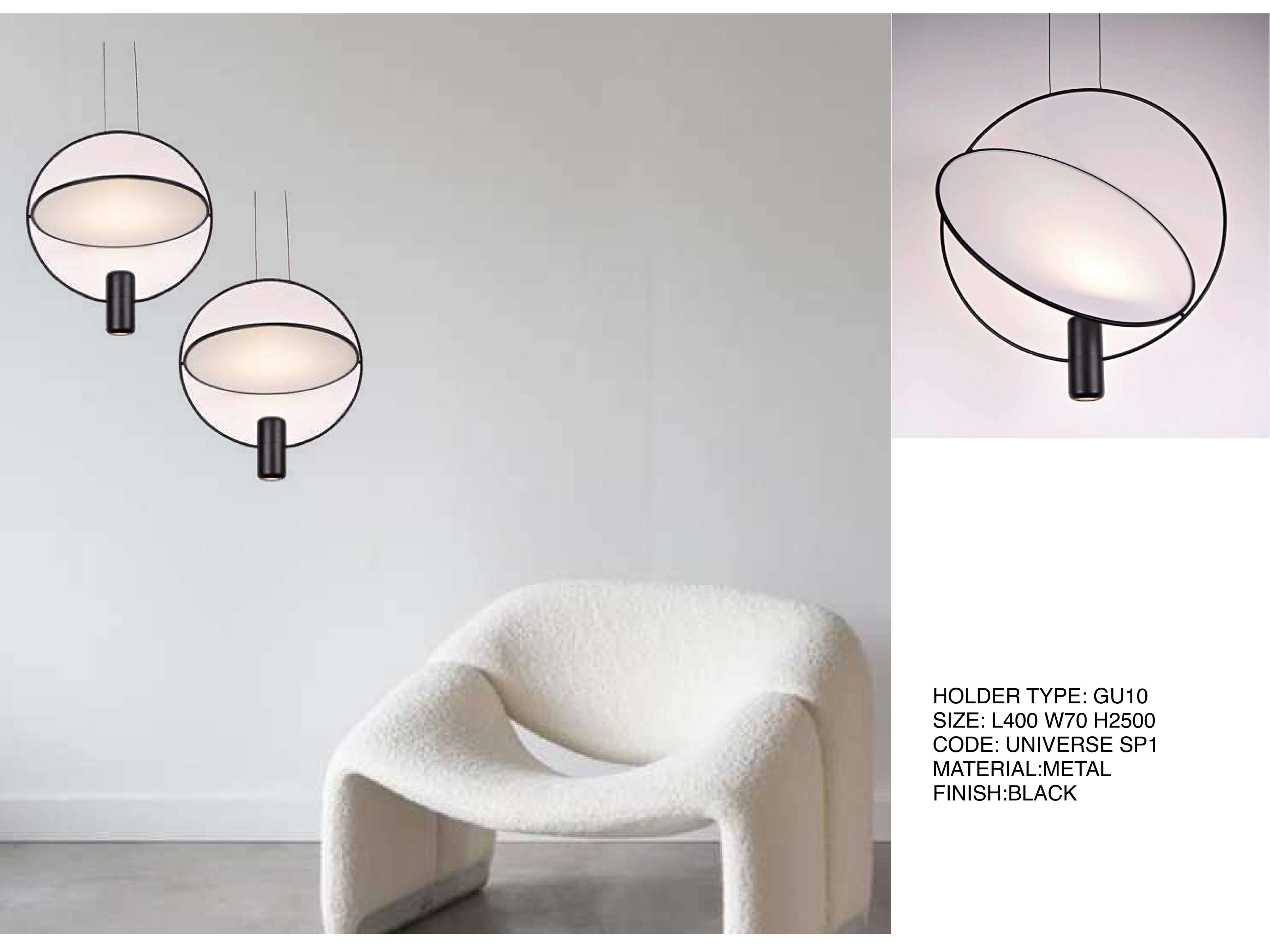 Beyond Lights - Metal Globe Pendant- LCHL